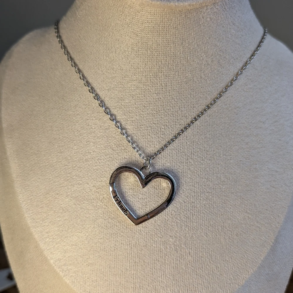 NEW ❤️ BEST FRIENDS FOREVER 3pk BFF necklace set silver stainless steel Kid's